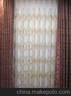 布藝窗簾CC002-7AB紫花圖片,布藝窗簾CC002-7AB紫花圖片大全,大連貿易大世界申洲紡織品經銷部-