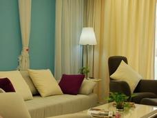 大連龍城銘園國(guó)際社區(qū)地中海風(fēng)格三居室裝修效果圖 127平米11萬裝修設(shè)計(jì)案例 大連房天下家居裝修網(wǎng)