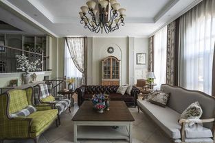 大連新房別墅裝修高端大氣混搭風(fēng)格裝修案例