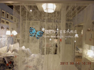 IKEA 大連宜家 艾爾文 窗簾2片 紗簾 窗紗 成品窗簾