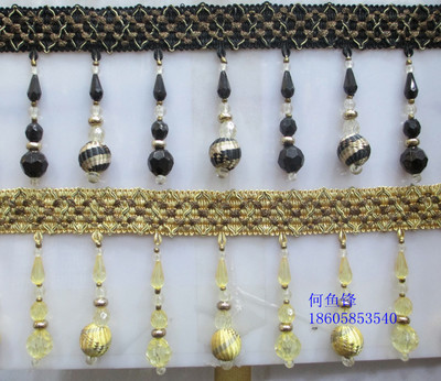 高檔簾頭裝飾花邊 杭州麗艷花邊的實惠窗簾配件